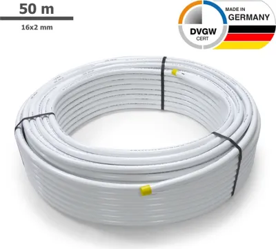 Produktbild von Sanpro Aluverbundrohr - Mehrschichtverbundrohr, Länge 50 m, Größe 16x2 (Alu)