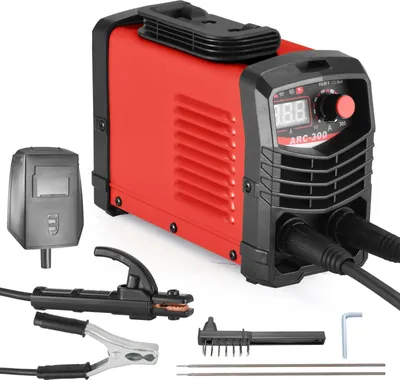 Zdjęcie produktu dla Falownik spawalniczy ARC, moc 300 A, inteligentne funkcje ochrony, czerwony