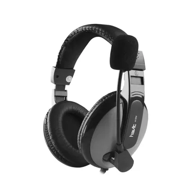 Image de Havit HV-H139D headphones/headset Wired Head-band Office/Call center Black