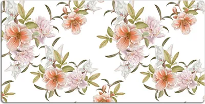 Produktbild von Schreibtischmatte Tischunterlage 120x60 cm Mauspad - Frühlingsblumen