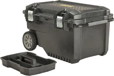 Zdjęcie produktu dla Stanley FMST1-73601, Skrzynka na narzędzia, Polipropylen, Czarny, 90 l, Zawias, 748 mm