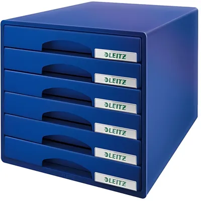 Immagine prodotto di LEITZ 5212-00-35 Cassettiera LEITZ Plus, 6 cassetti, blu