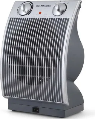 Produktbild von Orbegozo FH 6035, Elektrischer Raumheizlüfter, 90°, CE, GS, Green Dot, WEEE, Drinnen, Flur, Tisch, Silber