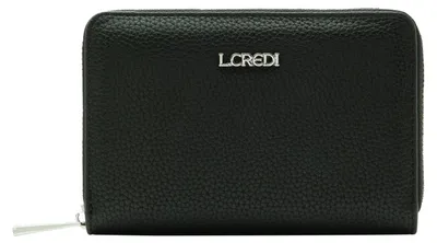 Zdjęcie produktu dla L.CREDI Perla Zip Around Wallet Black czarny