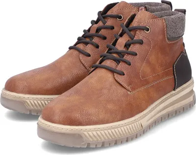 Zdjęcie produktu dla Rieker męskie sznurowane buty za kostkę brązowy, Kolor:brązowy, Rozmiar UE:43