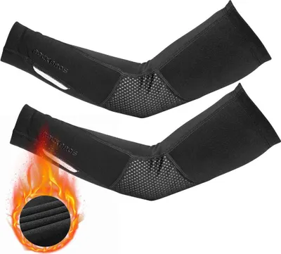 Produktbild von ROCKBROS Winter Ärmlinge Arm Sleeves Armwärmer Warm Radsport Reflektierend 3XL
