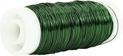 Produktbild von Aluminiumdraht UTINA, grün, 50g, 60m, Ø0,3mm - Floristendraht