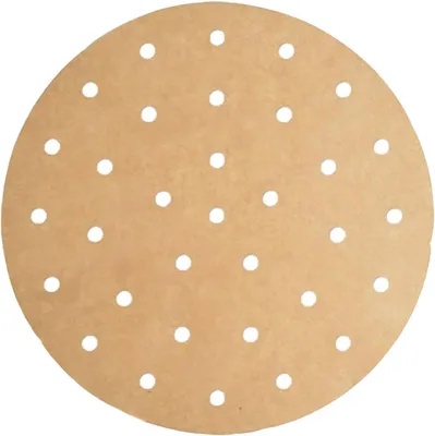 Imagen del producto de Papel de horno perforado, redondo, de 20 cm, 100 unidades, para freidoras de aire