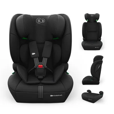Immagine prodotto di Seggiolino auto Kinderkraft COMFORT UP 2 PLUS, 76-150 cm, i-Size R129, 3 in 1, cintura a 5 punti, poggiatesta regolabile, SPS+, nero