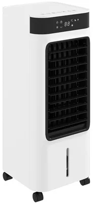 Produktbild von Mobiler Luftkühler, 3-in-1 Verdunstungskühler mit 7-Liter-Wassertank, 48° Schwenkfunktion, Weiß