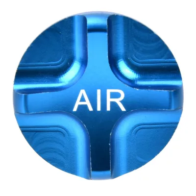 Obrázok produktu pre Aluminiumlegierung Fahrradaufhängung Vidlica Vorluftdichtem Ventilabdeckungsbehörde (blau)