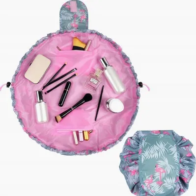 Produktbild von Kosmetiktasche mit Kordelzug, groß, faltbar, Reise-Organizer