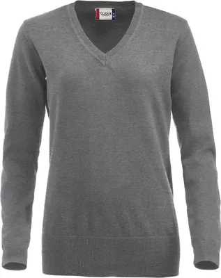 Produktbild von Damen Pullover Aston mit V-Ausschnitt, aus angenehm weichem Strickmaterial