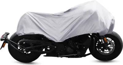Produktbild von M Motorradabdeckung Leichte Halbabdeckung Schutz Silberton