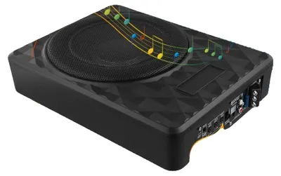 Obrázek produktu pro Subwoofer, maximální výkon 1000 W, jmenovitý výkon 800 W, kompatibilní s 12 V, frekvenční rozsah 20 Hz – 200 Hz, impedance 2,8 Ω