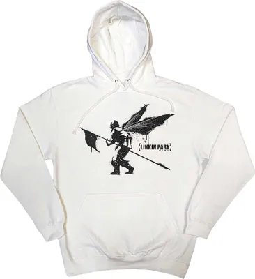 Image de Linkin Park - "Street Soldier" sweat à capuche homme/femme unie RO9821 (XL) (Blanc)