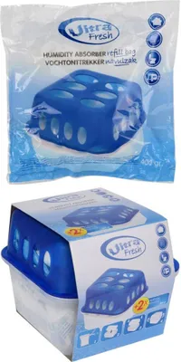 Productafbeelding van Luchtbevochtiger voor tenten, Ultra Fresh, inclusief 2 x 400 gram korrels
