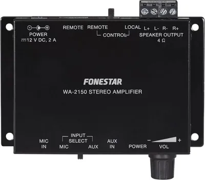 Immagine prodotto di Amplificatore da incasso 2x15W