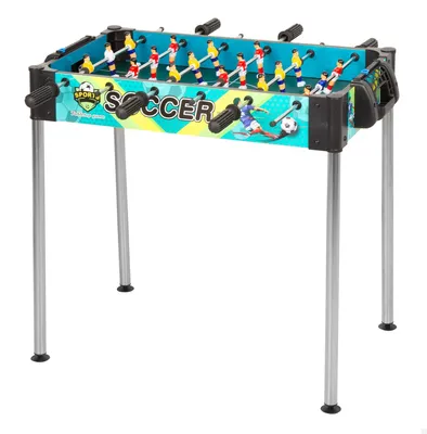 Tischfußball für Kinder, 18 Spieler, 72x36x61 cm, ab 6 Jahren
