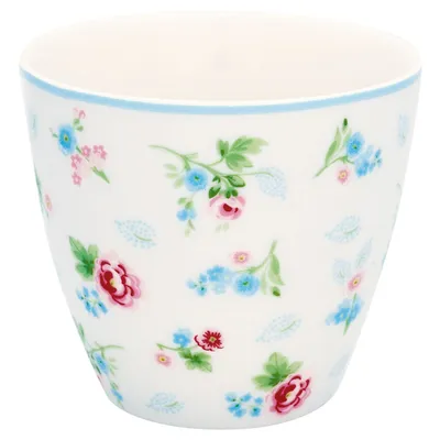 Produktbild von Greengate Alma Latte Cup petit white 0,35 l