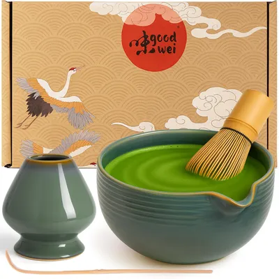 Produktbild von Solidchoice – Matcha-Set mit Schale, Schneebesen und Löffel