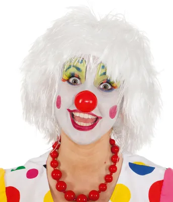 Produktbild von Perücke Clown weiß