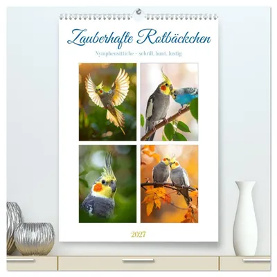 Produktbild von Zauberhafte Rotbäckchen (hochwertiger Premium Wandkalender 2027 DIN A2 hoch), Kunstdruck in Hochglanz