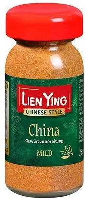 Produktbild von Lien Ying China Gewürzzubereitung 25g im Glas Mischung aus 6 Gewürzen Aromatisch mild