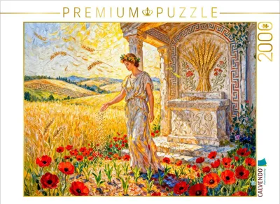 Produktbild von CALVENDO Puzzle Demeter - Göttin der Ernte | 2000 Teile Lege-Größe 90x67cm Foto-Puzzle für glückliche Stunden