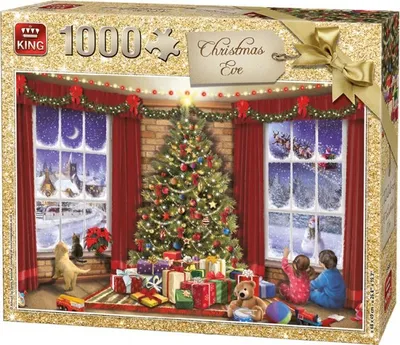 Produktbild von King Christmas Eve 1000 pcs, 1000 Stück(e), Cartoons, 8 Jahr(e)