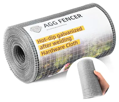 Zdjęcie produktu dla Siatka ogrodzeniowa, 20 cm x 7,6 m, ocynkowana