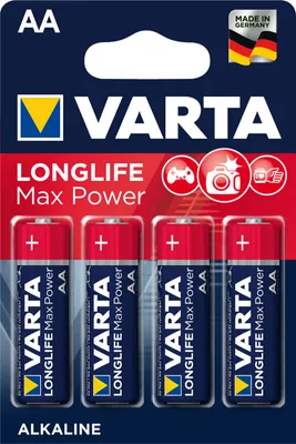 Produktbild von Varta Max Tech Alkaline 4706 Batterie 4er Blister