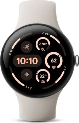 Produktbild von Google Pixel Watch 3 (41 mm) – Android smartwatch with Heart Rate Tracking, Porcelain