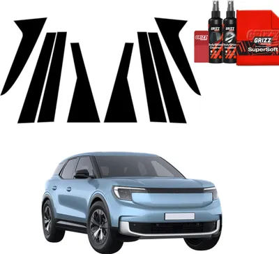 Produktbild von 8in1 Schwarze Grizz Protector schutzfolie für B-C-Säule - Ford Explorer EV (2024-2025)