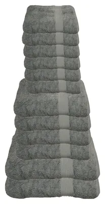 Produktbild von Julie Julsen Handtuch Set Silbergrau,Set:12 tlg. 2 Bade- 4 Hand- 6 Gästetücher