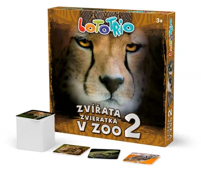 Image de Loto-trio Les animaux du zoo 2 - jeux éducatifs pour enfants