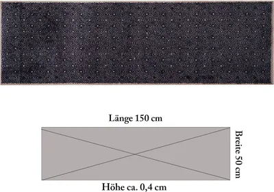 Produktbild von Küchenteppich Diamant 150 x 050 cm