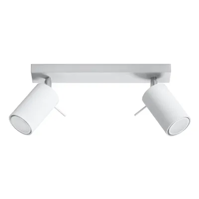 Immagine prodotto di Plafoniera Lampada da soffitto RING bianca a 2 punti HOMLA