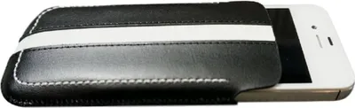 Obrázok produktu pre Univerzálne puzdro na mobilný telefón Slim Black/White