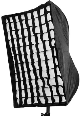 Image de Kit de softbox avec nid d'abeille - Modificateur de lumière - Éclairage pour portraits - Structure modulaire - Adapté à la photographie en intérieur