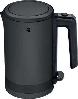 Produktbild von WMF KÜCHENminis Wasserkocher 0,8 Liter, Deep Black Design, 1.800 Watt, Verdecktes Heizelement aus Edelstahl, Einhändiges Öffnen, Automatische Kochabschaltung, Wasserstandsanzeige, Edelstahl Gehäuse