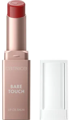 Zdjęcie produktu dla CATRICE Bare Touch Lip Oil Balm, Balsam do ust, Czerwony, Kobiety, Skóra uniwersalna, Kwas hialuronowy, Nawilżający, Wygładzający