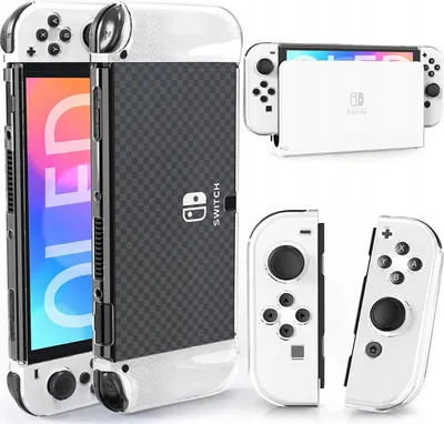 Zdjęcie produktu dla Etui Pokrowiec Silikon Do Nintendo Switch Oled