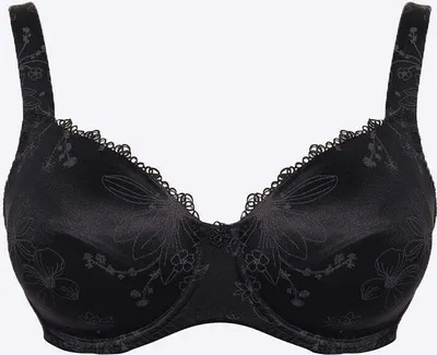 Produktbild von Ulla | Viola BH mit Bügel Schwarz - Schwarz / 95F | Shapewear & Mieder