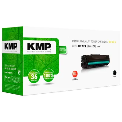 Produktbild von KMP H-T117 Toner schwarz XXL kompatibel mit HP Q 2612 A