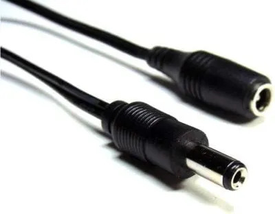 Produktbild von Verlängerungskabel, Gleichstromkabel, 5,5 mm - 2,1 mm, 5 Meter (Stecker zu Buchse), 5M