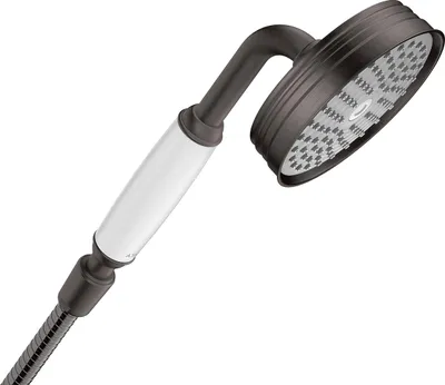 Produktbild von hansgrohe Handbrause Axor Montreux 100mm, 1jet, brushed black chrome