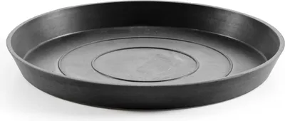 Obrázek produktu pro Podmiska Ecopots kulatá Ø 29 cm, výška 3 cm, antracitová