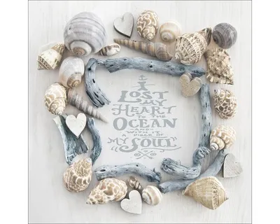 Produktbild von Glasbild Maritim Style I 30x30 cm