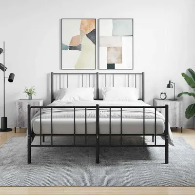 Produktbild von vidaXL Nachttische 2 Stk. Grau Sonoma 40x40x50 cm Holzwerkstoff